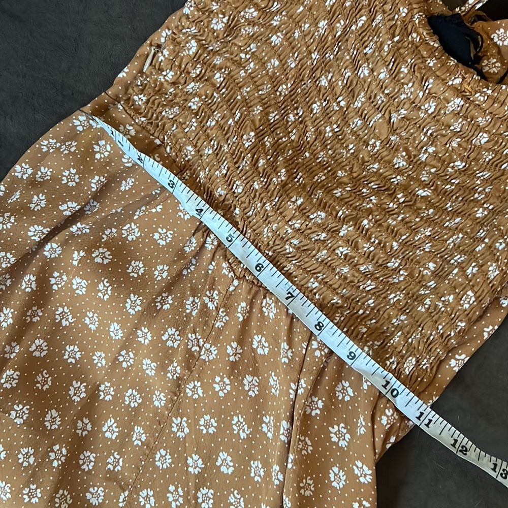Planet Blue Blue Life Burnt Orange Romper - Picture 11 of 11